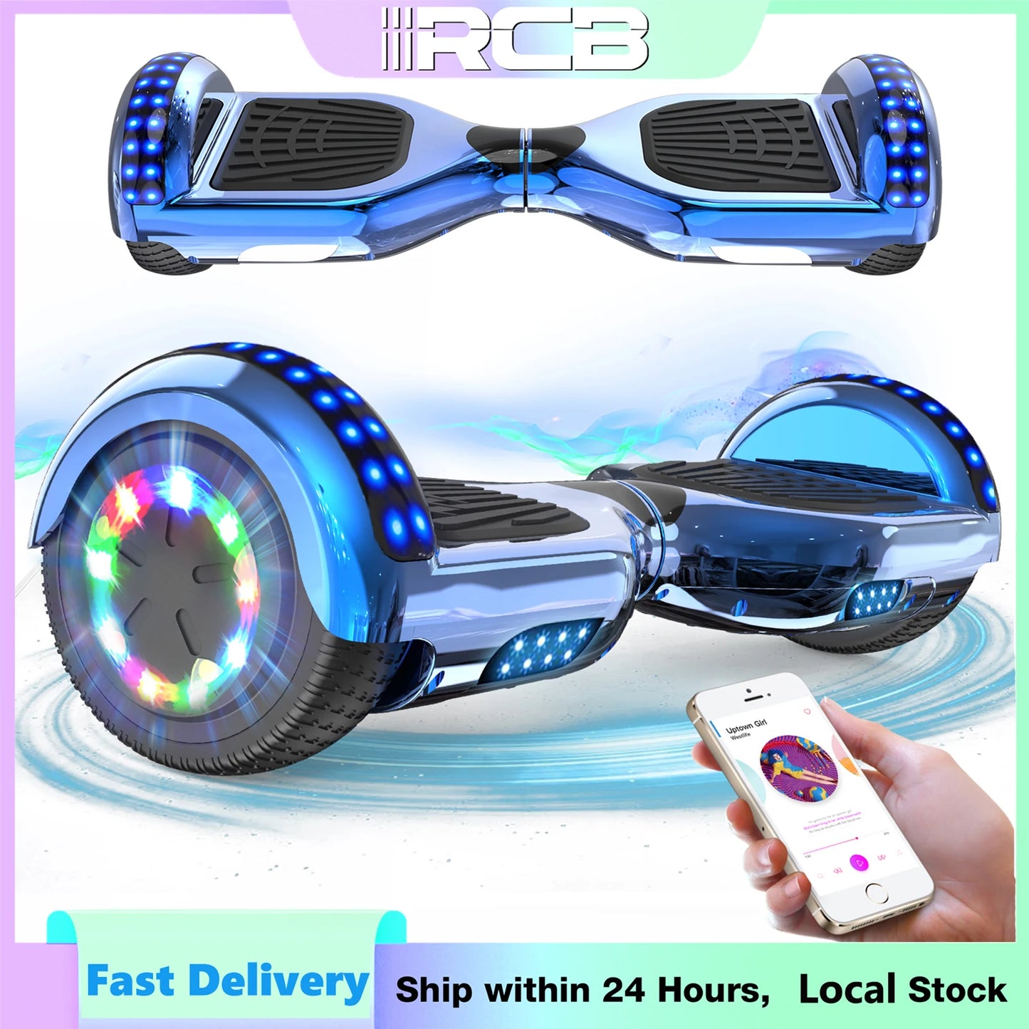 Hoverboard with Bluetooth Speaker