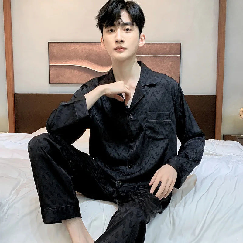 Heren Nacht kleding Set