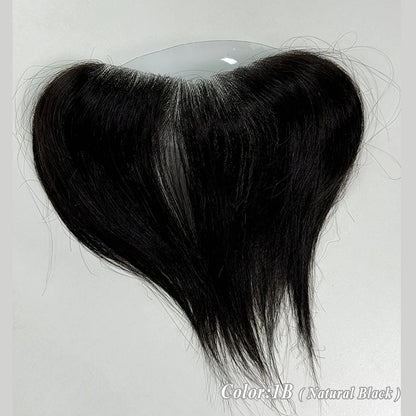 Heren Toupet Zwart Bruin Haar