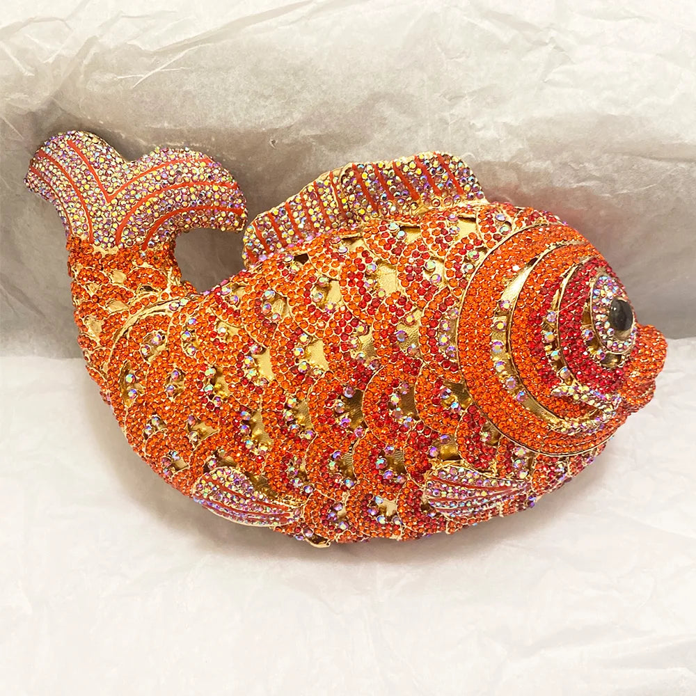 Luxe Vis Kristal Tasje