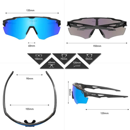 Sunglasses For Unisex Eyewear Motocross  Bicycle