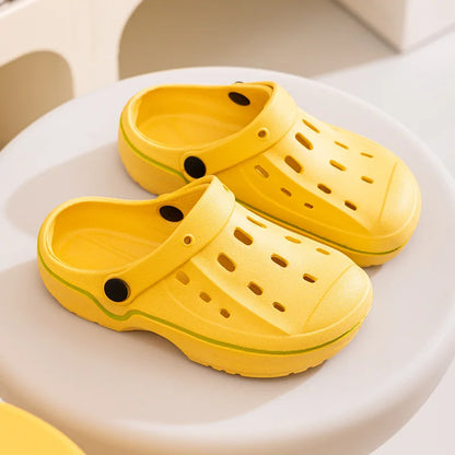 Summer Baby Girl Hole Shoes Sandals Boy Beach Slippers Infantil Children's Garden Shoes Non-Slip Floor Quick Drying Shoes A1214