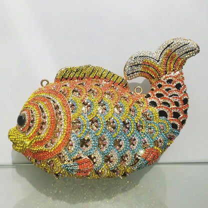 Luxe Vis Kristal Tasje