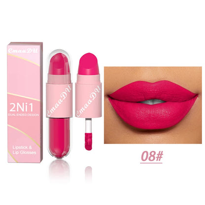 2-in-1 Lippen Stift en Lipgloss