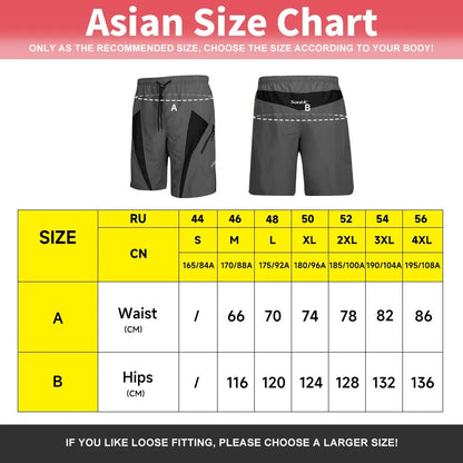 Men Cycling Shorts Riding Fitness