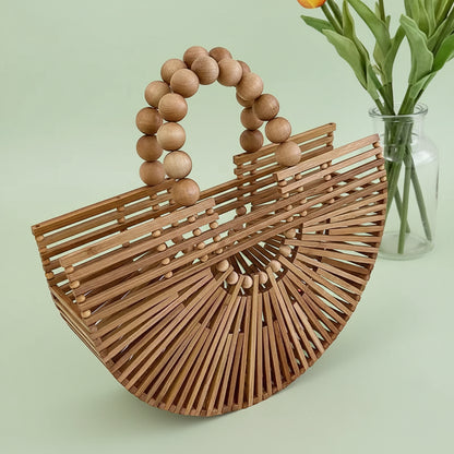 Dames Bamboe Handtas