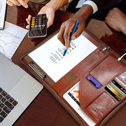 Leather Business Stationery Folder