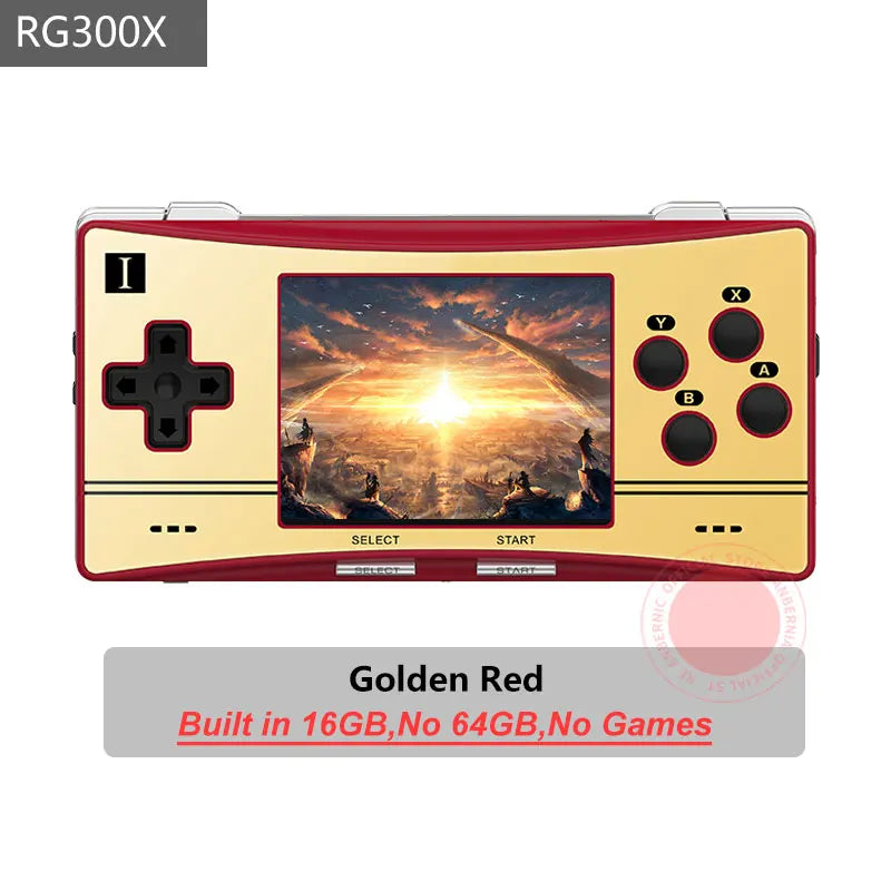 New Anbernic RG300X Retro Portable Game Console Min Video Game Player For  Games Support HD Out Built In 5000 Games Kids Gift