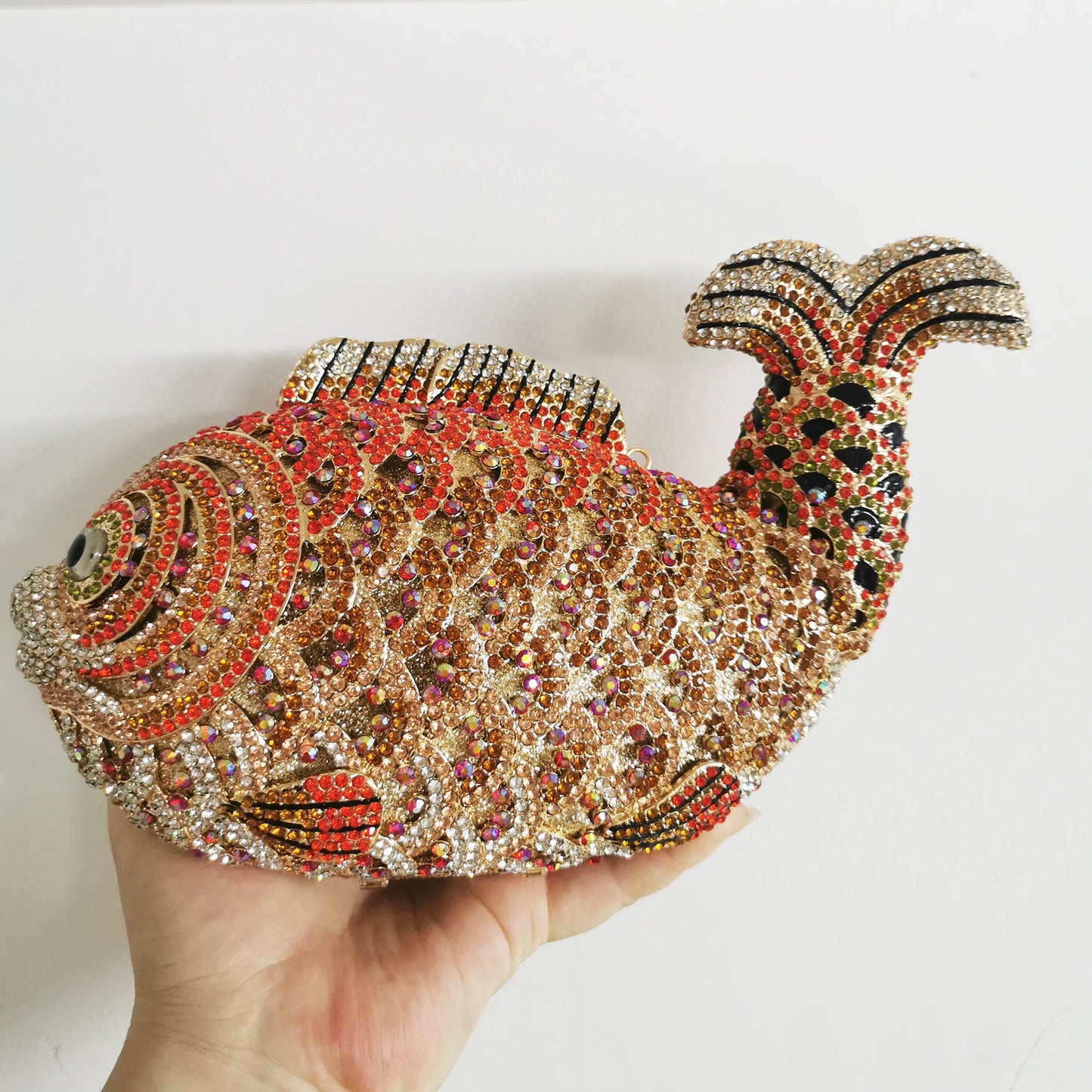 Luxe Vis Kristal Tasje