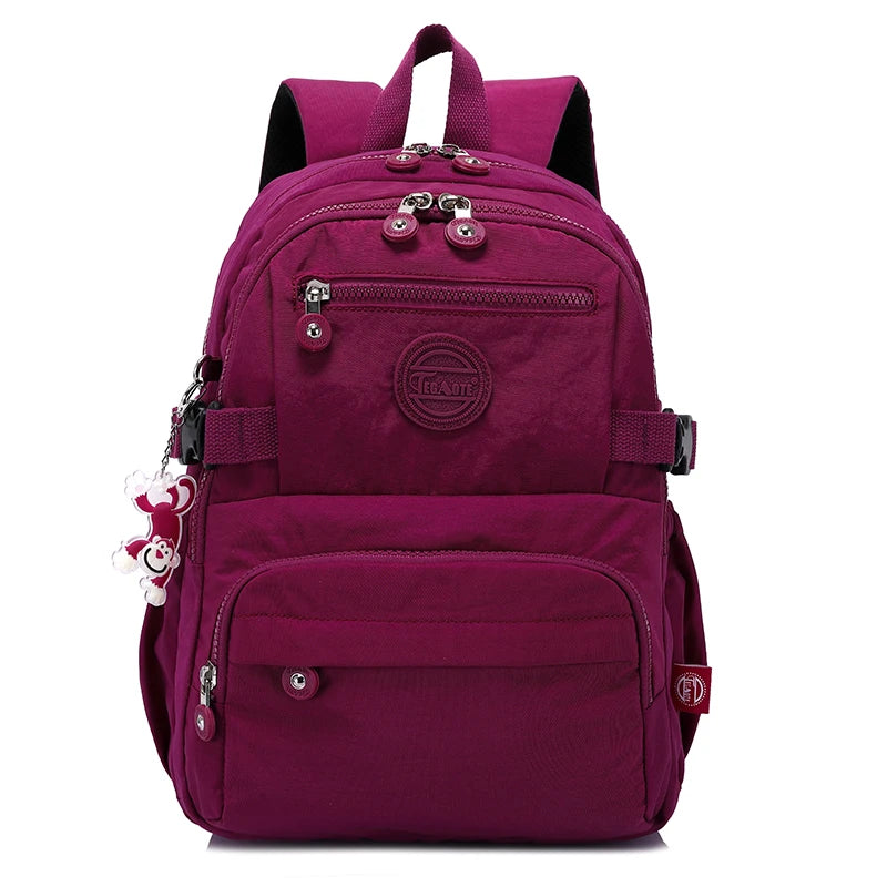 TEGAOTE Large Nylon Waterproof Backpack Travel Rucksack for Women School Bags Mochilas Mujer Kids Girls 2025