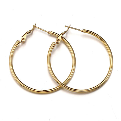 Big Circle Earring Gold Color