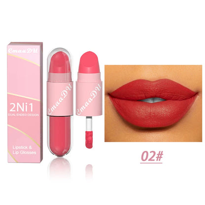 2-in-1 Lippen Stift en Lipgloss