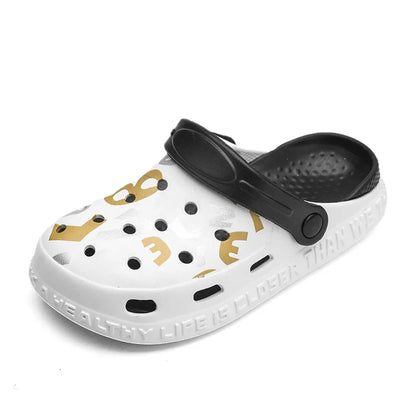 Unisex Child Summer Beach Shoes Indoor Non-slip Sandals Clogs Boys Slip On PVC Toddler Sandals Slides Children Garden Shoes