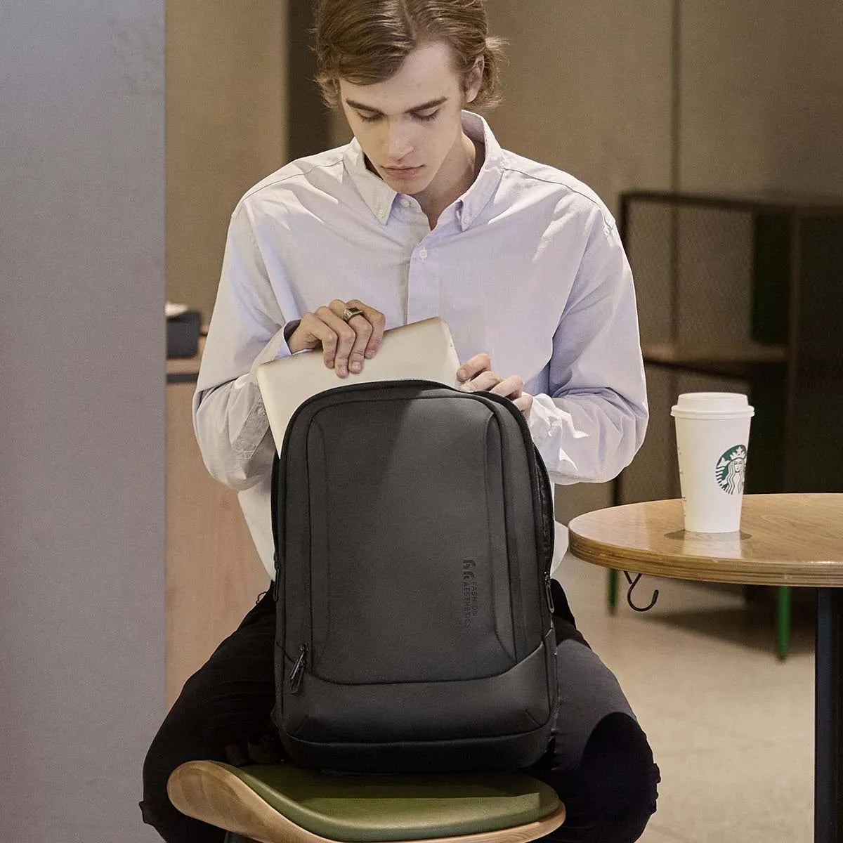 Laptop Backpack Men,s Waterproof with USB Port