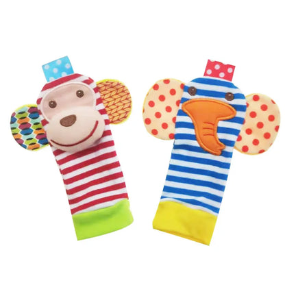 Baby Toys Baby Rattle Toys 0 12 Months Stuffed Animal Socks Wrist Strap Rattle Newborn Foot Sock Bug Wrist Strap Baby Socks
