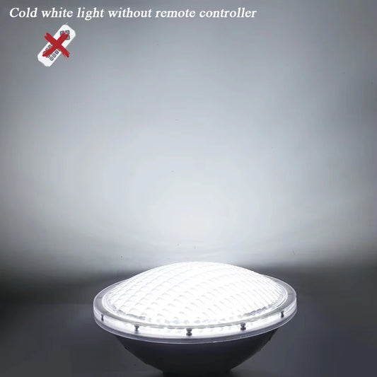 Swimming Pools Outdoor IP68 Waterproof PAR56 Underwater Lamp RGB Light with Remote Controller Warm and Cold White without RC