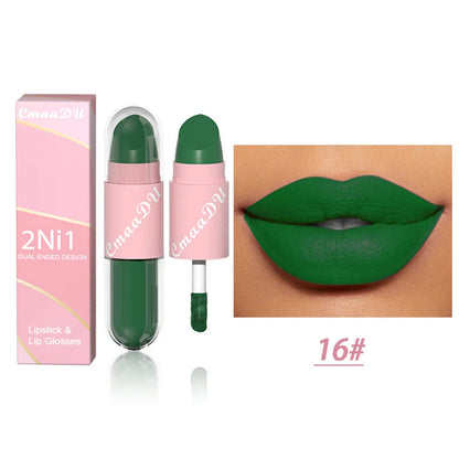 2-in-1 Lippen Stift en Lipgloss