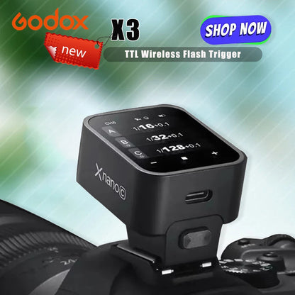 Flitstrigger Godox X3 TTL Draadloze