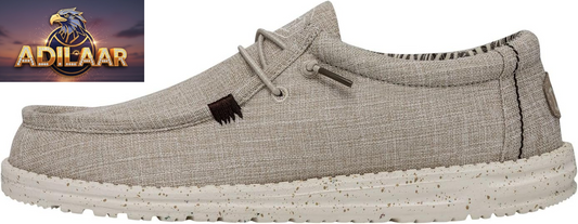 HEYDUDE Women's Wendy Canvas Slip-On Loafers - Comfortable and Lightweight Footwear