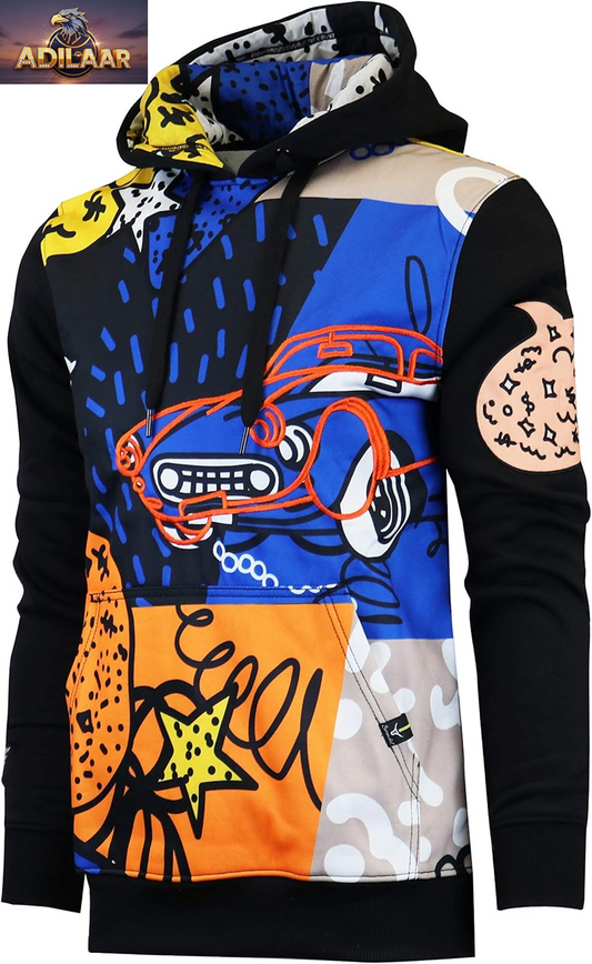 SCREENSHOT Men's Premium Fleece Hoodie - Contemporary Urban Hip Hop Pullover Inspired by NYC Streetwear