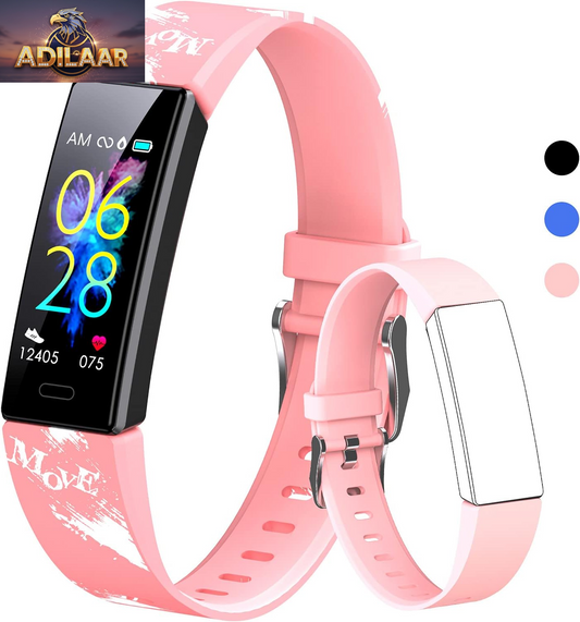 Kids Watch Fitness Tracker, Fitness Watches for Kids, Activity Tracker with Pedometers, Stopwatch, IP68 Waterproof, 11 Sport Modes Smart Watch for Kids Age 6-16 Years Old