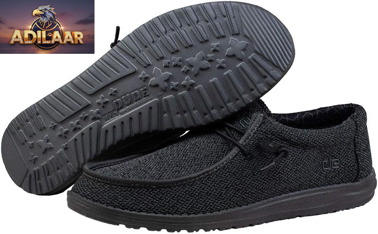 HEYDUDE Women's Wendy Canvas Slip-On Loafers - Comfortable and Lightweight Footwear
