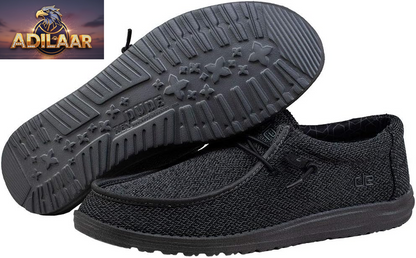 HEYDUDE Women's Wendy Canvas Slip-On Loafers - Comfortable and Lightweight Footwear