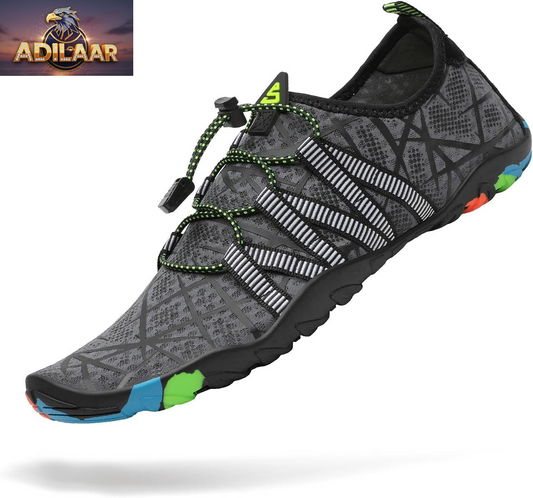 Mishansha Unisex Quick-Dry Water Shoes for Beach, Surfing, and Yoga - Barefoot Aqua Socks, Sizes 4.5-15 for Women and 3-13.5 for Men