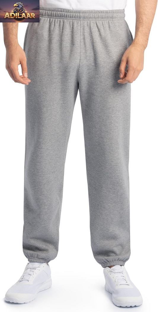 Fruit of the Loom Eversoft Fleece Elastic Bottom Sweatpants with Pockets - Relaxed Fit, Moisture Wicking, and Breathable Design