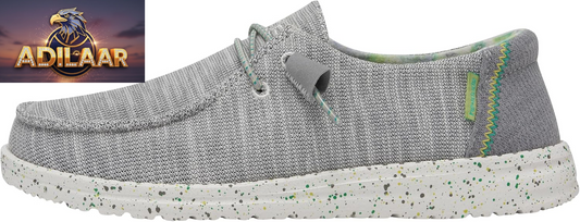 HEYDUDE Women's Wendy Canvas Slip-On Loafers - Comfortable and Lightweight Footwear