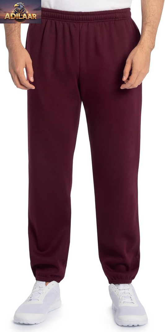 Fruit of the Loom Eversoft Fleece Relaxed Fit Sweatpants with Elastic Bottom and Moisture-Wicking Pockets