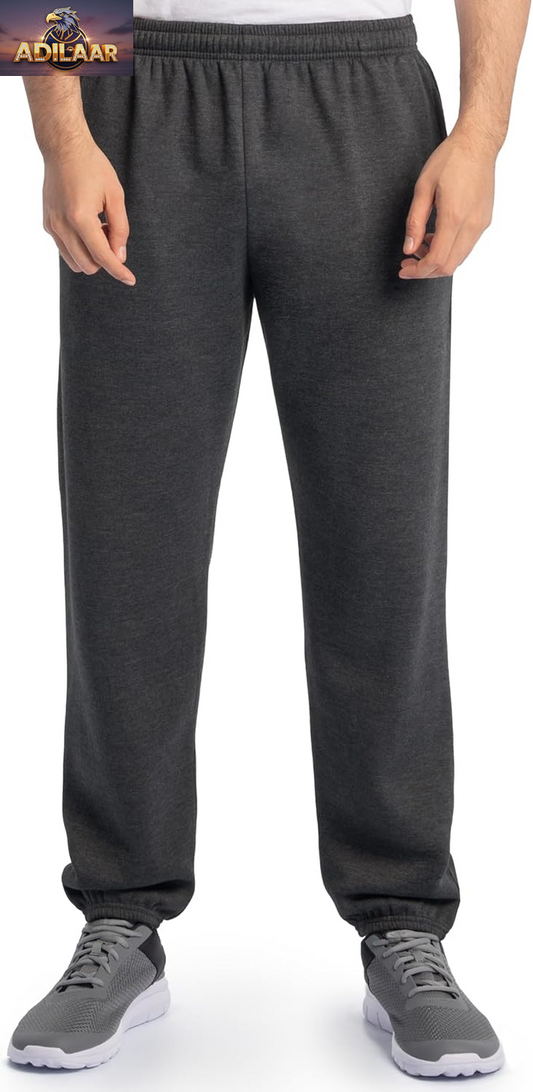 Fruit of the Loom Eversoft Fleece Sweatpants with Pockets, Relaxed Fit, Moisture-Wicking and Breathable Elastic Bottoms