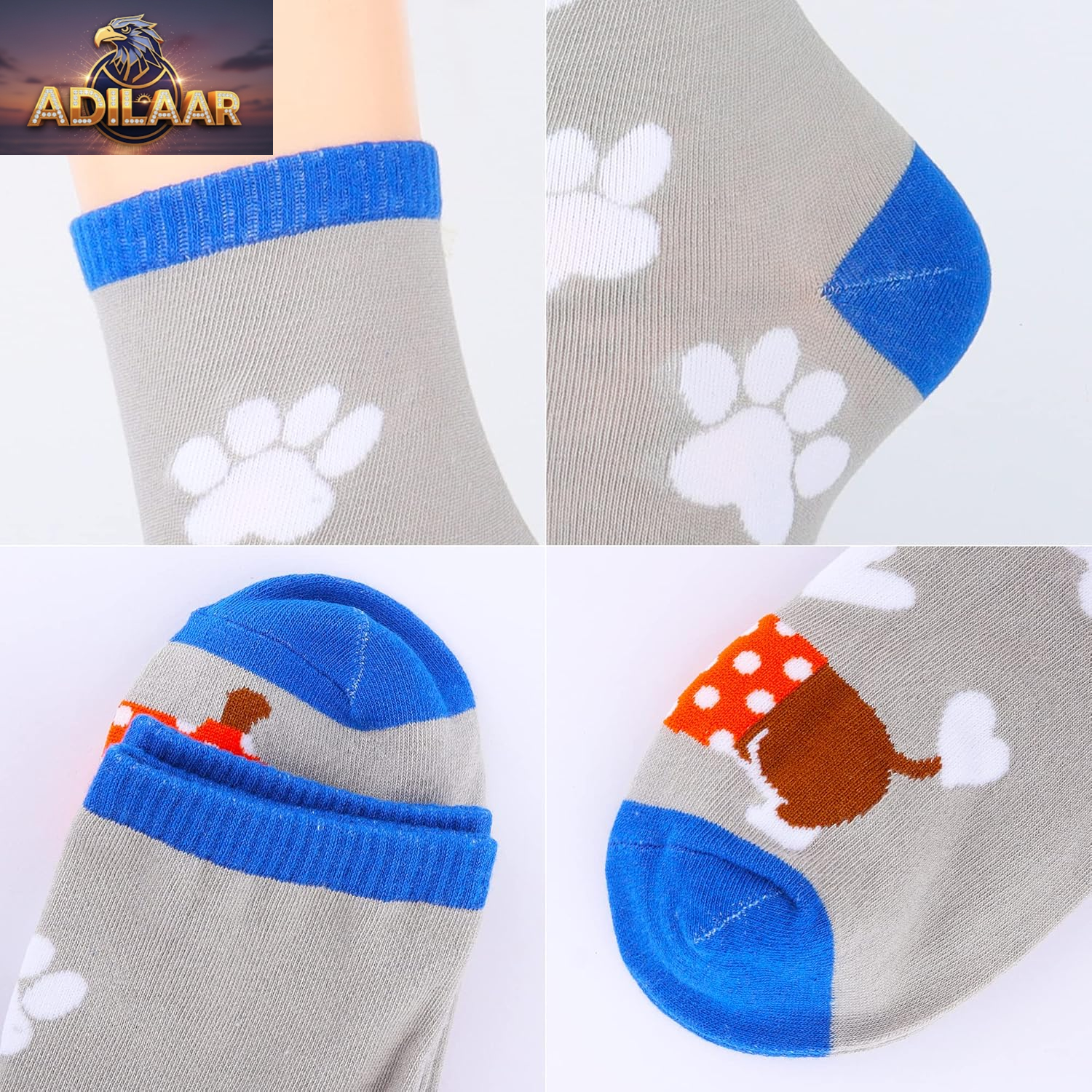 Jeasona Women's Adorable Animal Socks - Dachshund, Chicken, Bee, Hedgehog, and Panda Designs - Ideal Gifts for Women