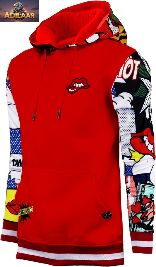 SCREENSHOT Men's Premium Fleece Hoodie - Modern Urban Pullover Sweatshirt Inspired by NYC Street Fashion