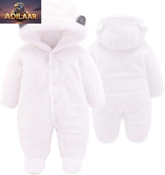 XMWEALTHY Unisex Baby Winter Coats - Adorable Newborn Infant Jumpsuit Snowsuit Bodysuit Essentials Registry