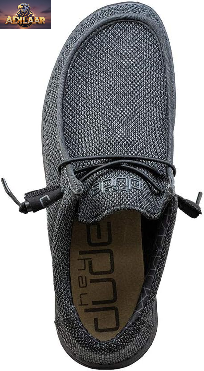 HEYDUDE Women's Wendy Canvas Slip-On Loafers - Comfortable and Lightweight Footwear