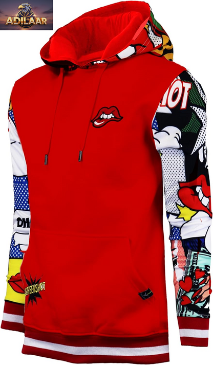 SCREENSHOT Men's Premium Fleece Hoodie - Modern Urban Pullover Sweatshirt Inspired by NYC Street Fashion