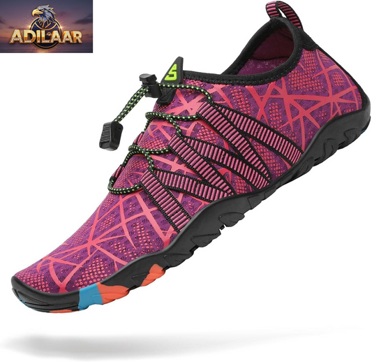Mishansha Quick-Dry Aqua Water Shoes for Men and Women - Barefoot Beach Footwear for Surfing, Yoga, and Swimming (Sizes 4.5-15 for Women / 3-13.5 for Men)