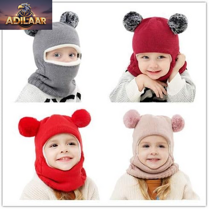 Unisex Infant and Toddler Winter Hat and Scarf Set