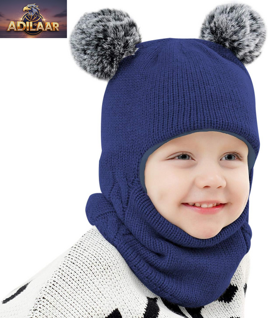 Unisex Infant and Toddler Winter Hat and Scarf Set