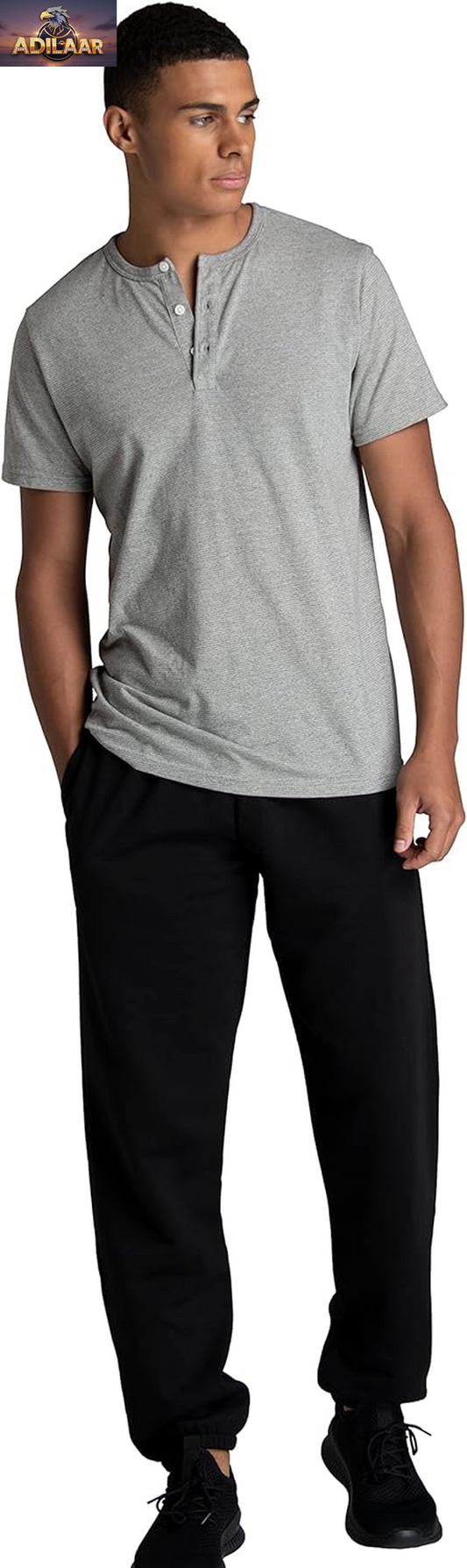 Fruit of the Loom Eversoft Fleece Sweatpants with Elastic Bottoms, Pockets, Relaxed Fit, Moisture-Wicking, and Breathable Fabric