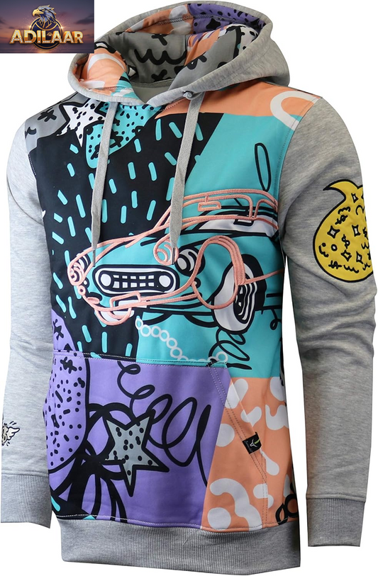 SCREENSHOT Men's Urban Hip Hop Premium Fleece Hoodie - Contemporary Pullover for NYC Street Fashion and Urbanwear