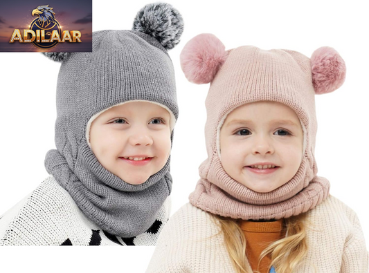 Unisex Infant and Toddler Winter Hat and Scarf Set