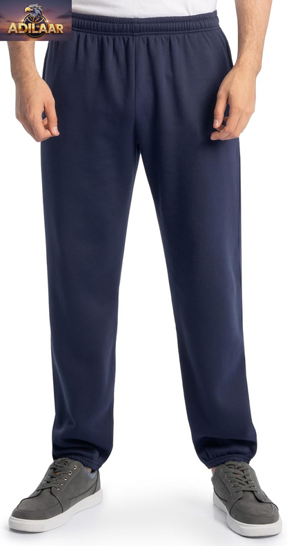 Eversoft Fleece Sweatpants with Elastic Bottom and Pockets by Fruit of the Loom - Relaxed Fit, Moisture-Wicking, and Breathable