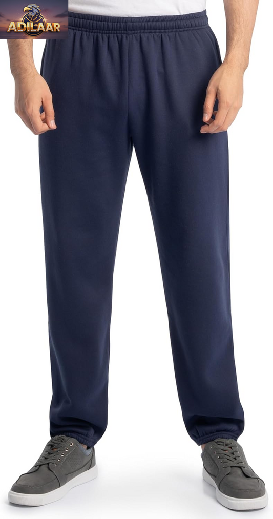Eversoft Fleece Sweatpants with Elastic Bottom and Pockets by Fruit of the Loom - Relaxed Fit, Moisture-Wicking, and Breathable