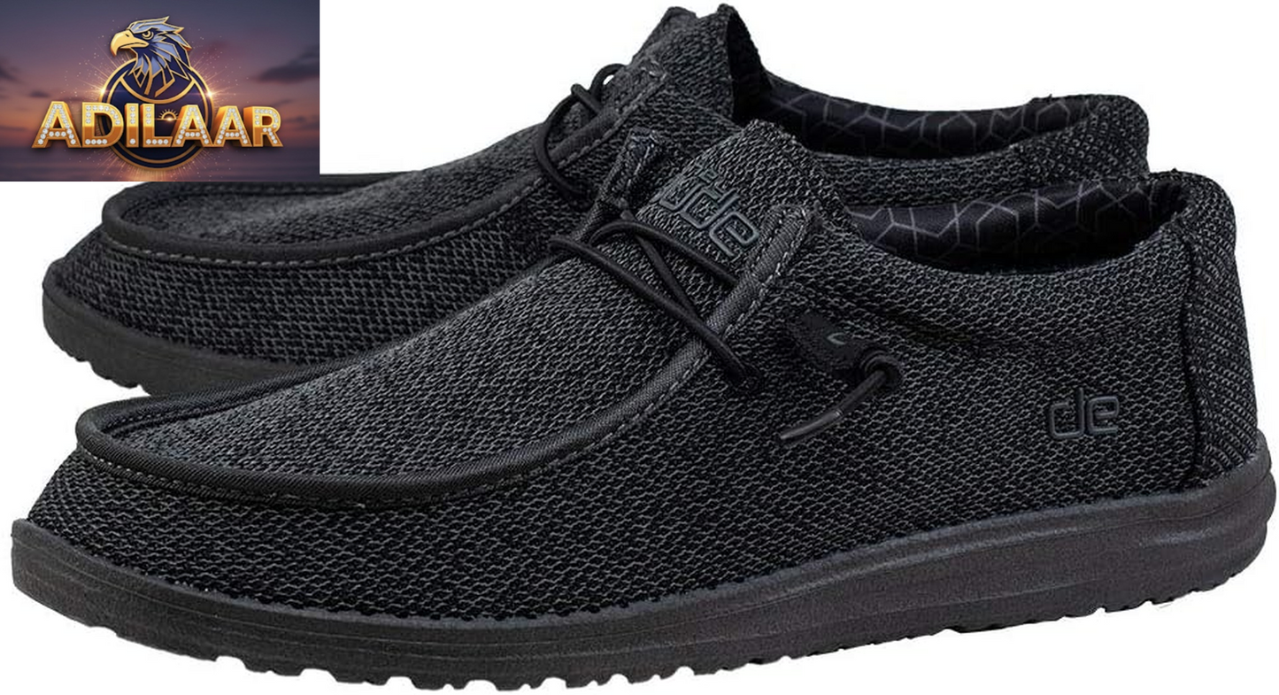 HEYDUDE Women's Wendy Canvas Slip-On Loafers - Comfortable and Lightweight Footwear