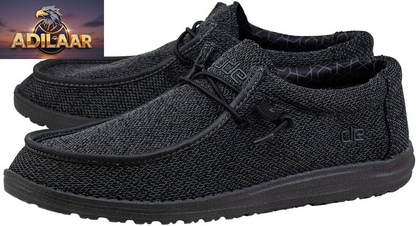 HEYDUDE Women's Wendy Canvas Slip-On Loafers - Comfortable and Lightweight Footwear