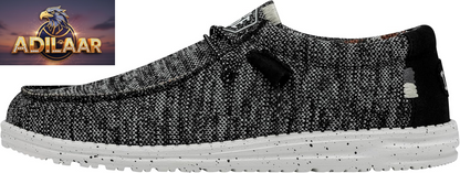 HEYDUDE Women's Wendy Canvas Slip-On Loafers - Comfortable and Lightweight Footwear