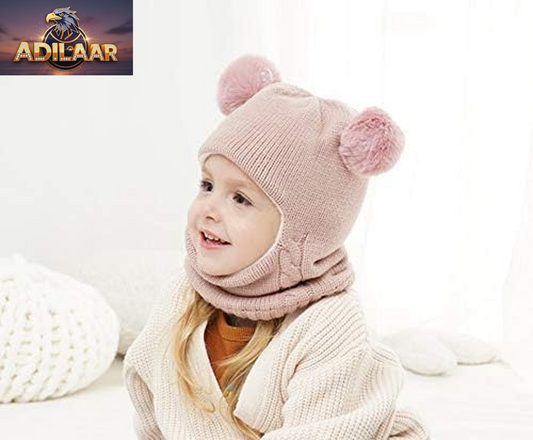 Unisex Infant and Toddler Winter Hat and Scarf Set