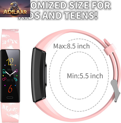 Kids Watch Fitness Tracker, Fitness Watches for Kids, Activity Tracker with Pedometers, Stopwatch, IP68 Waterproof, 11 Sport Modes Smart Watch for Kids Age 6-16 Years Old